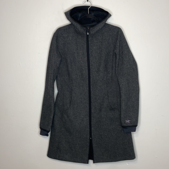 Arc’teryx | Wool Blend Lanea Longline Full Zip Coat - Picture 2 of 11